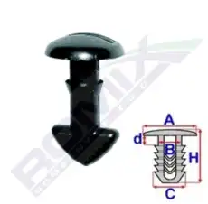 клипса!\ Citroen C60156 ROMIX