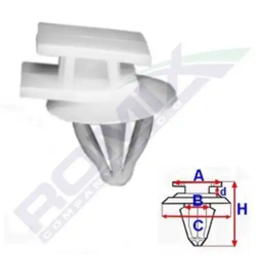 клипса!\ Volvo S60 00-09 C60426 ROMIX