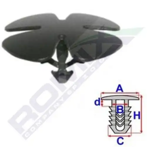клипса!\ Honda Civic 01-05 C60511 ROMIX
