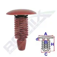 клипса!\ universal C60523 ROMIX