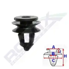 клипса!\ VW Golf V C60540 ROMIX