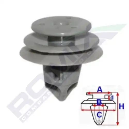 клипса!\ Honda Accord 03-07 C60552 ROMIX