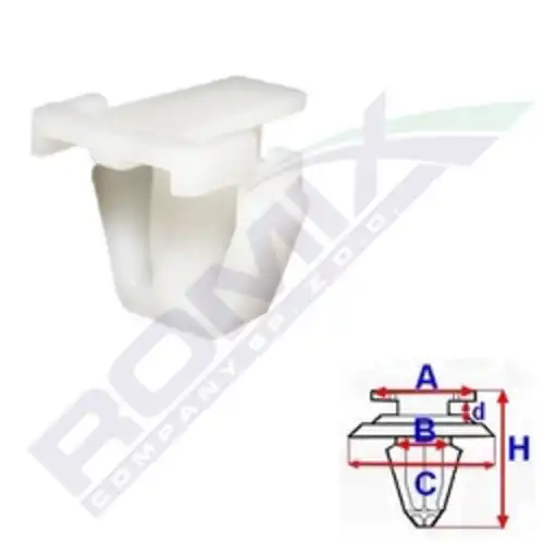клипса!\ Honda Civic 01-05 C60567 ROMIX