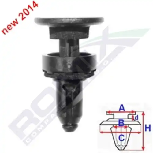 клипса!\ Honda Accord 98-02 C60699 ROMIX