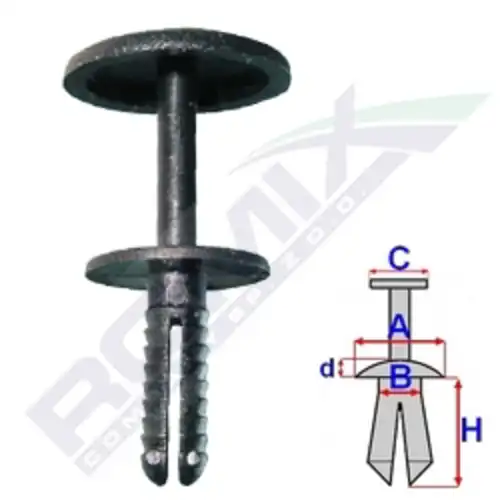 заклёпка вставная!\ universal C10013 ROMIX