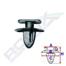 крепление кабеля!\ Seat Arosa 00-04 C10059 ROMIX