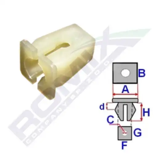 крепежная втулка!\ Daewoo A175046 ROMIX