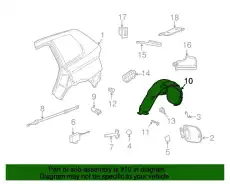 Подкрылок PORSCHE 95550497104