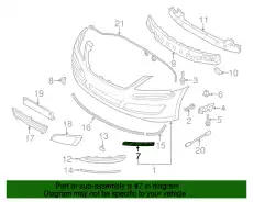 КРОНШТЕЙН БАМПЕРА ПОД ФАРОЙ ЭКУС 865833N000 HYUNDAI