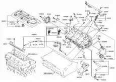 Прокладка коллектора HYUNDAI / KIA 282153CAA0