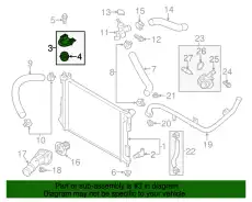 держатель радиатора 253332V700 HYUNDAI