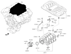 Прокладка коллектора KIA 282153CDD0