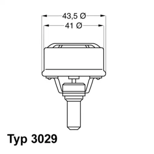 Термостат системы охлаждения WAHLER 3029.83