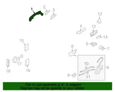 Ручка двери HYUNDAI / KIA 826513V000AA