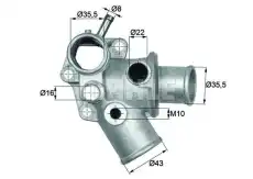 Термостат системы охлаждения BEHR TI 87 87D