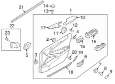 Ручка двери HYUNDAI / KIA 827103S000RY