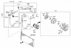 ШЛАНГ КОМПРЕССОРА КОНДИЦИОНЕРА 977623V201 HYUNDAI