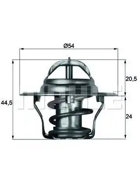 Термостат системы охлаждения BEHR TX 4 83D