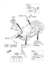 Датчик ABS HYUNDAI / KIA 956812W000