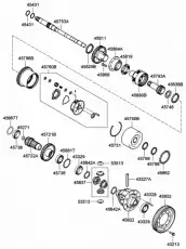 Шестерня КПП HYUNDAI / KIA 4572123000