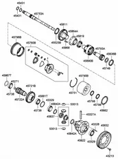 Шестерня КПП KIA 4572123000