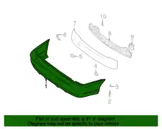 Панель бампера 8661025200 HYUNDAI