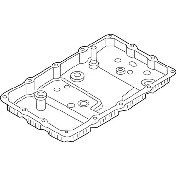 Поддон картера КПП KIA 452804F320