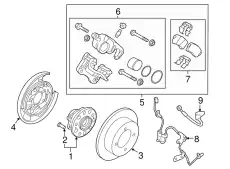 тормозной суппорт в сборе 583103VA50 HYUNDAI
