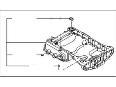 Поддон картера двигателя HYUNDAI / KIA 215203C100