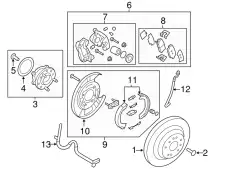 тормозной суппорт 583113NA00 HYUNDAI