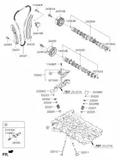 Распредвал KIA 241002E100