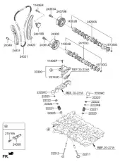 Распредвал KIA 241002E010