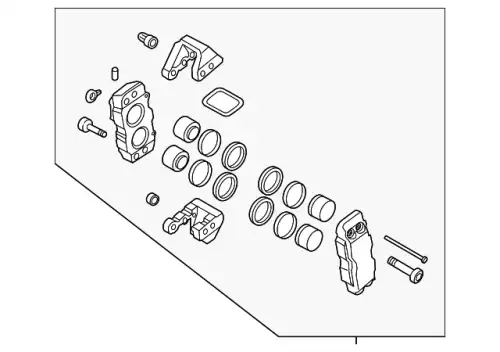 ТОРМОЗНОЙ СУППОРТ 581903NA50 HYUNDAI