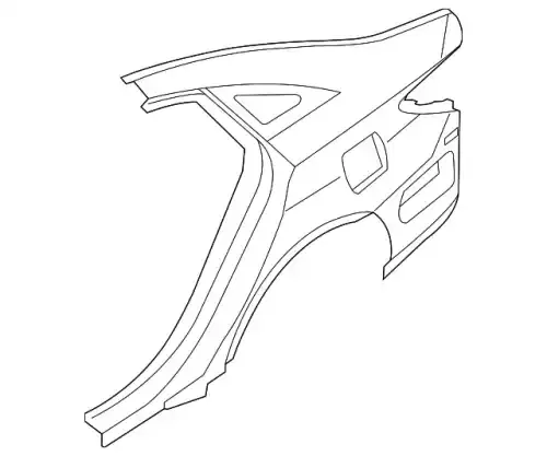 Боковая панель кузова 715044RC00 KIA