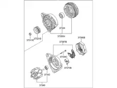 Генератор HYUNDAI / KIA 373002C120