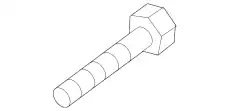 Болт 9YA020847 MAZDA