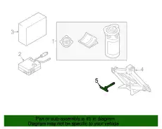 BOLT JACK SET B00156170C MAZDA