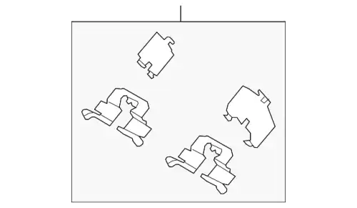 Тормозные колодки дисковые MAZDA K0Y12649ZA
