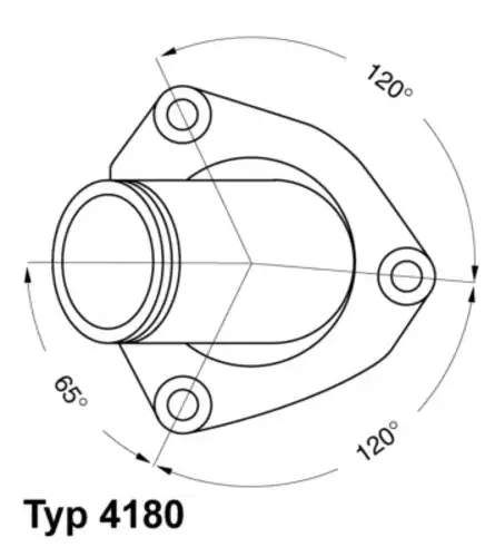 Термостат системы охлаждения WAHLER 4180.82D