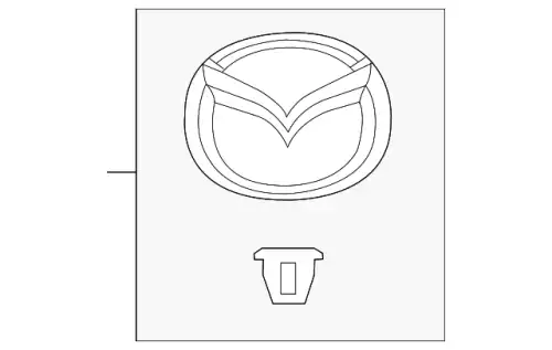  ЭМБЛЕМА D65151730 MAZDA
