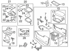  ЛАМПОЧКА ПЕРЧАТОЧНОГО ЯЩИКА KD4555431 MAZDA