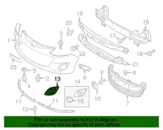 COVER(R),HOLE-LAMP DR6250C11 MAZDA