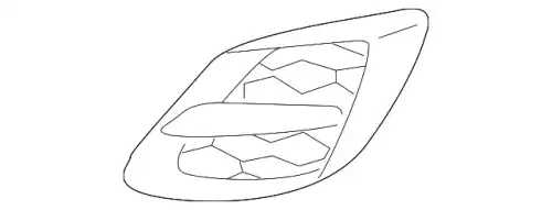 COVER(L),HOLE-LAMP DR6250C21 MAZDA