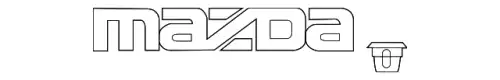  ЭМБЛЕМА TD1151710 MAZDA