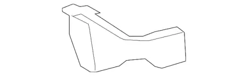 КРОНШТЕЙН КРЕПЛЕНИЯ БАМПЕРА BR6C500T1A MAZDA