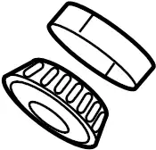 CUP BEARING DIFF MA2727222 MAZDA
