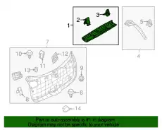 KD4568930 ПАНЕЛЬ ОБИВКИ ДВЕРИ MAZDA