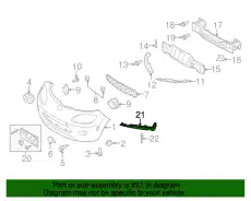 SKIRT(R),FRONT AIR D NE51519H1E MAZDA