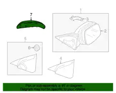 HOUSING(L),DR MIRROR GS1E691N7A87 MAZDA