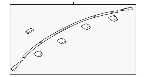 GHK1509L0 МОЛДИНГ ДВЕРИ MAZDA